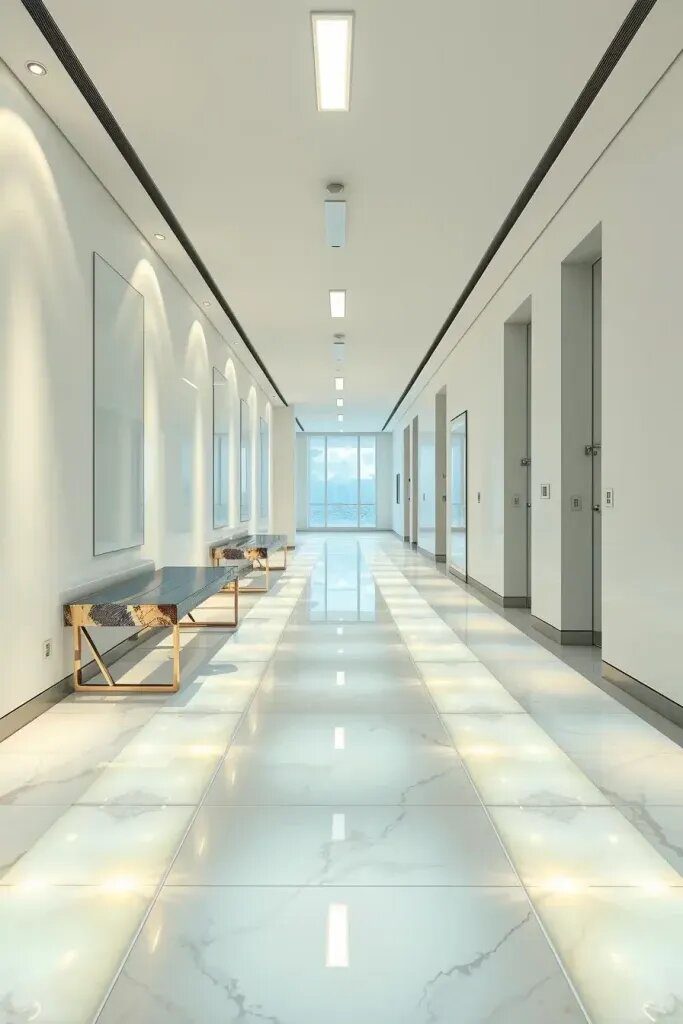LED-Lit Hallways for a Theater-Style Glow