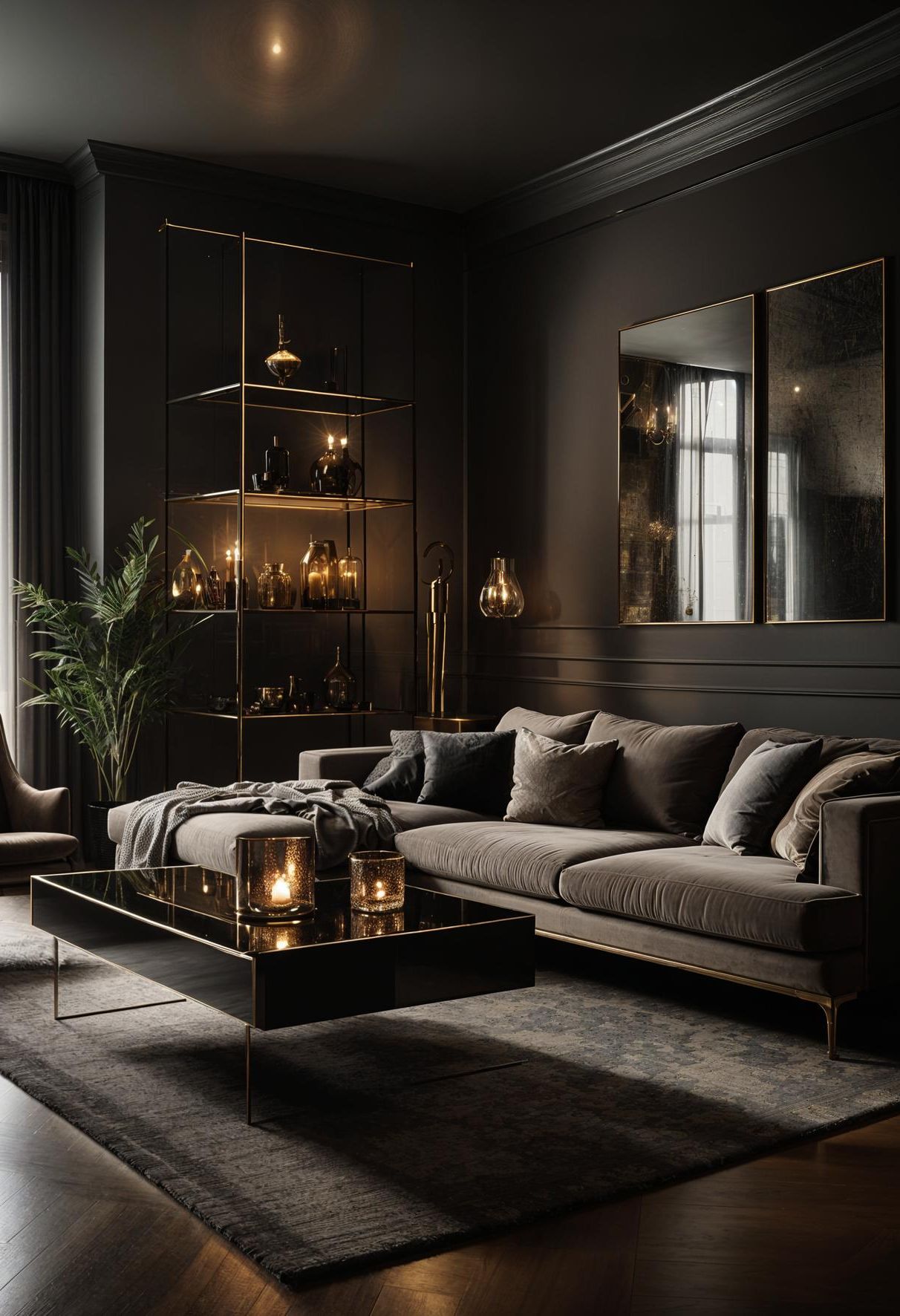 11. Smoked Glass Decor for a Sleek Look - photo 3