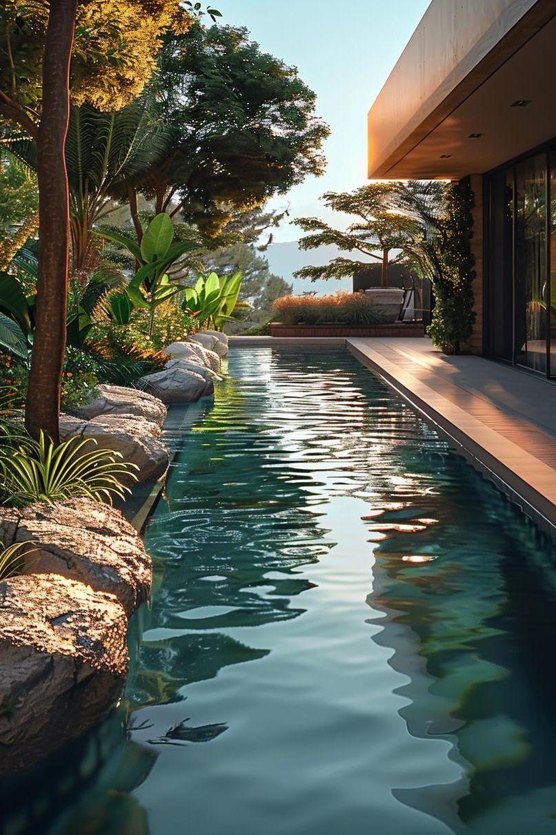 9. Sustainable Swimming Pond Designs