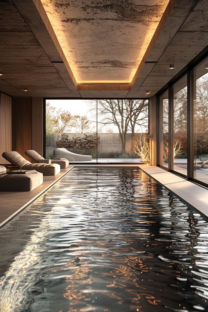 11. Glass-Walled Indoor-Outdoor Pool Concept - photo 2