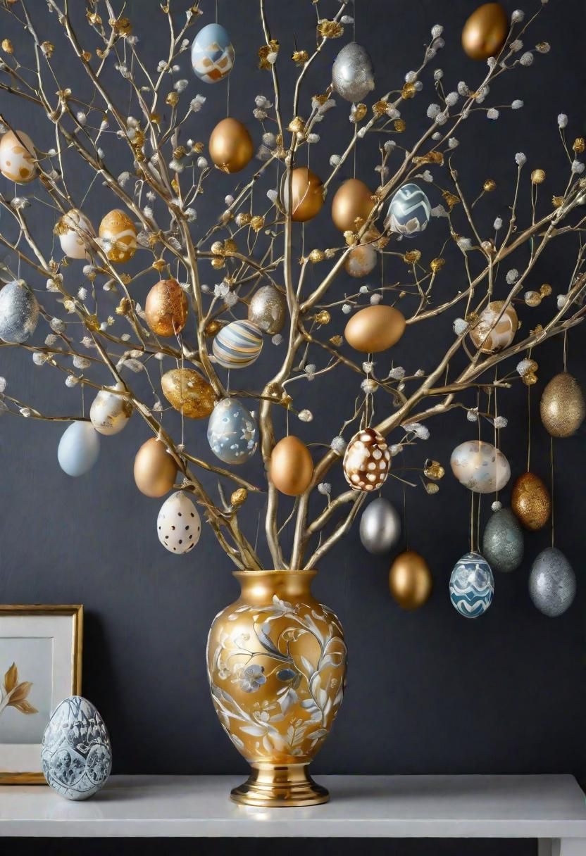 15. Hand-Painted Egg Tree Ideas - photo 2