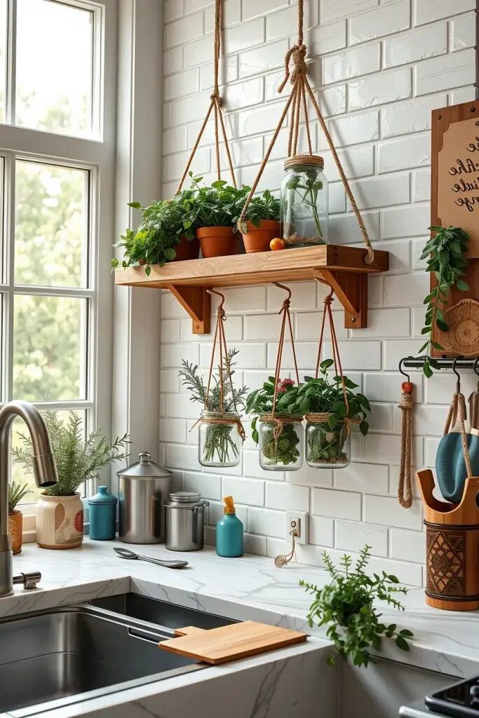 Building a Hanging Herb Garden