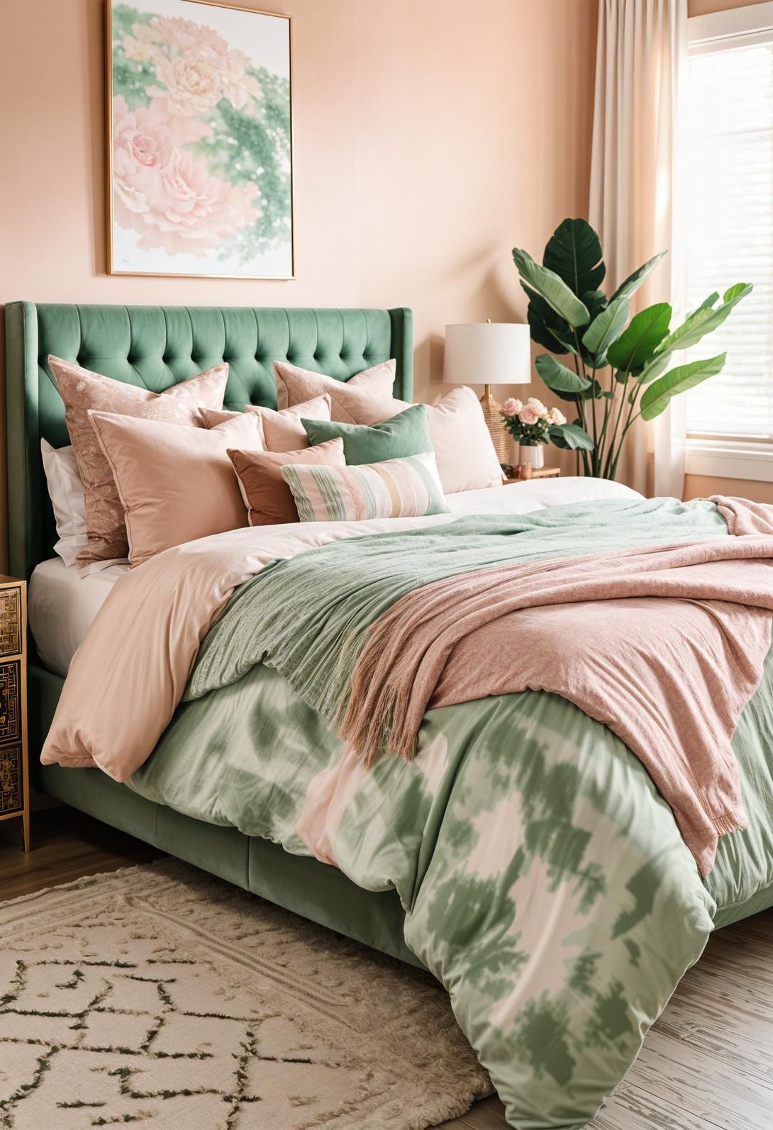 12. Boho Bedding Trend in Sage Green - photo 2