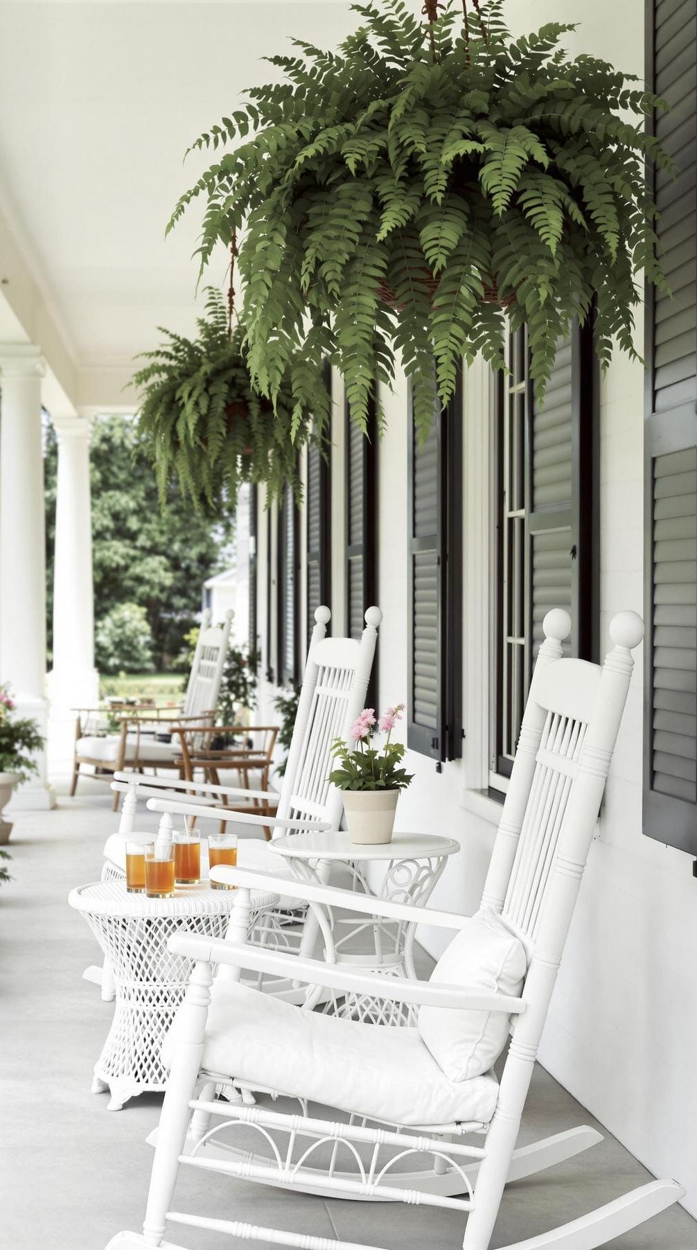 12. Southern Charm Using Rocking Chairs