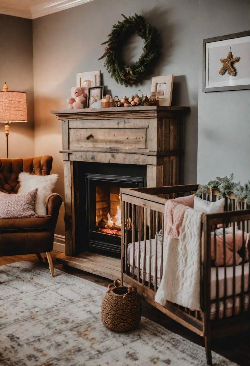 16. Cozy Rustic Nursery Style
