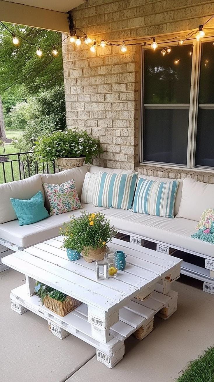 5. Pallet Wood Furniture for an Affordable Patio - photo 4
