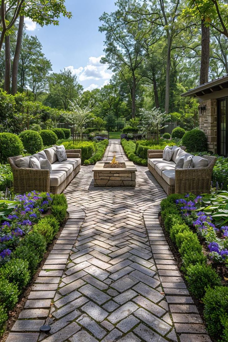 13. Brick Pathway Leading to a Patio - photo 2