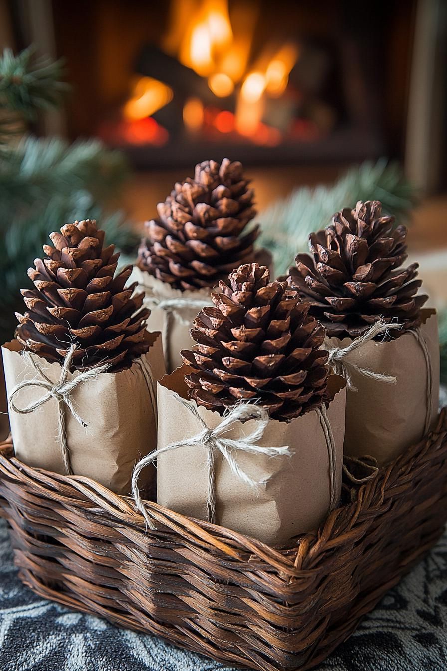 13. Rustic Pine Cone Fire Starters - photo 2