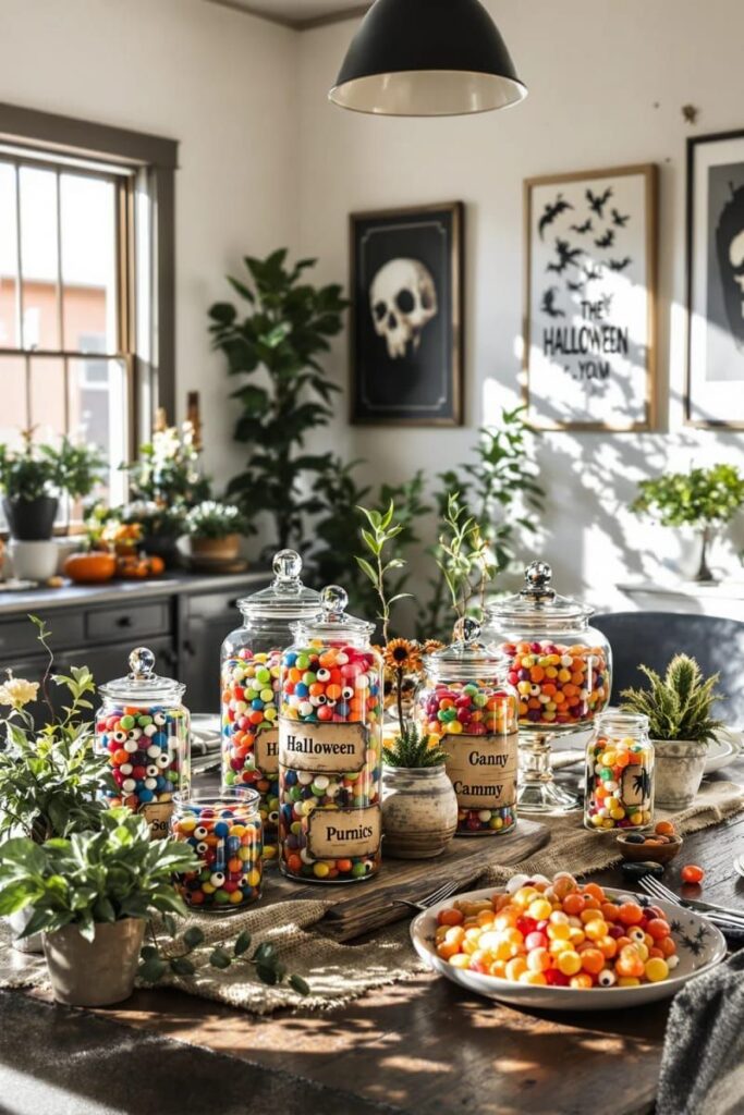 2. Apothecary Jars with Candy Eyeballs and Bugs - photo 2