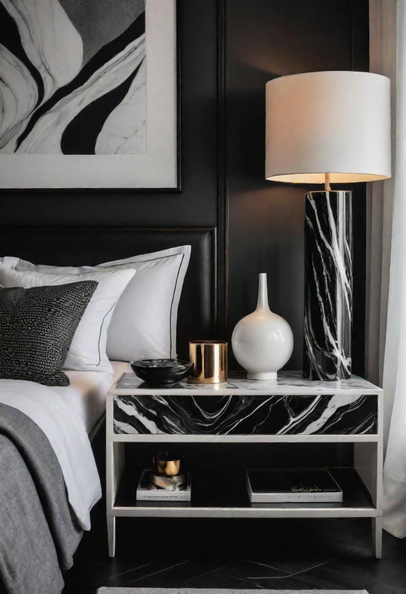 31. Marbled Accessories for Bedrooms