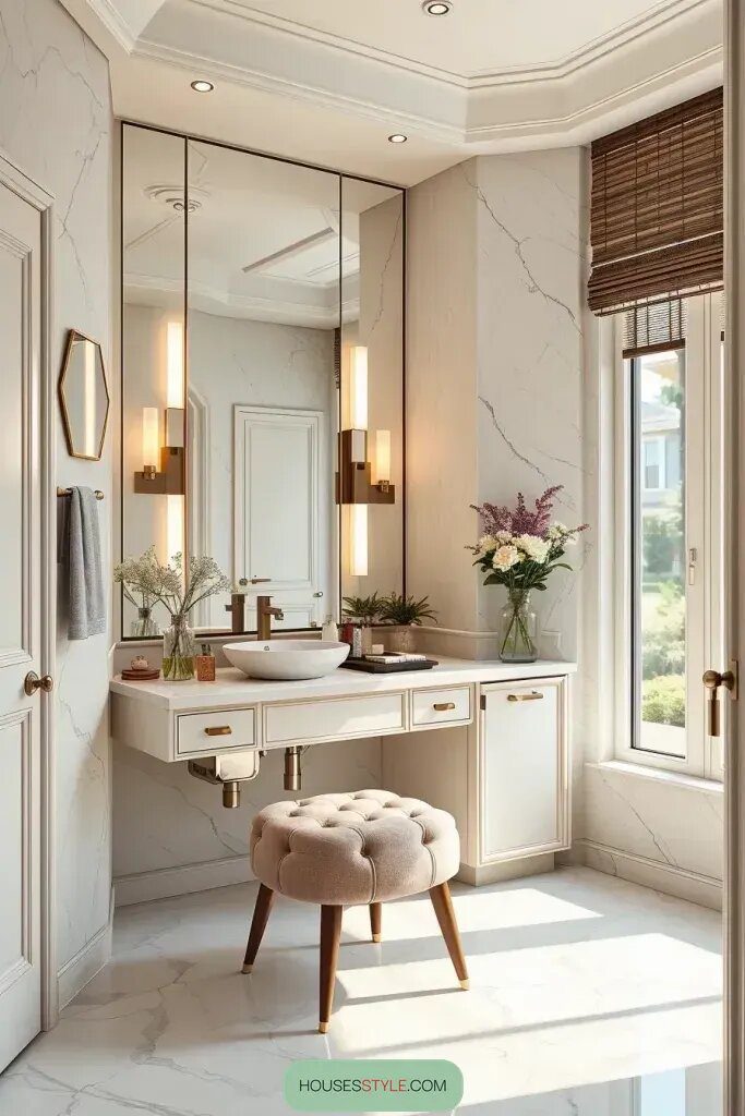Built-In Makeup Stations and Vanity Seats - photo 2