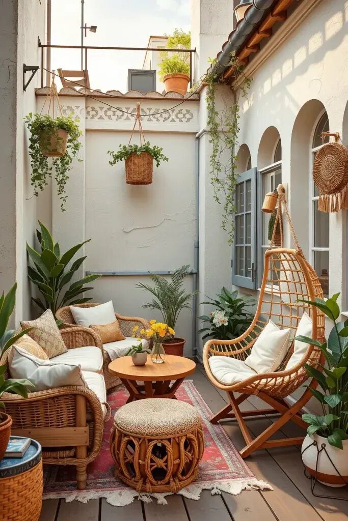 Choosing Boho-Style Balcony Furniture