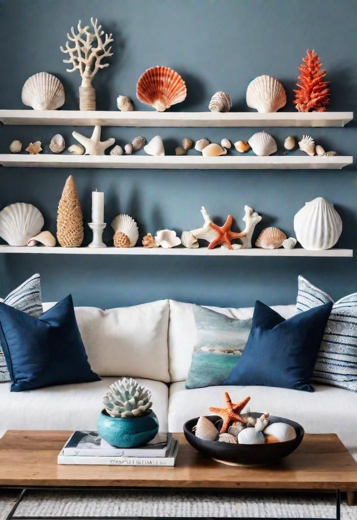 7. Coastal Shelf Styling Ideas