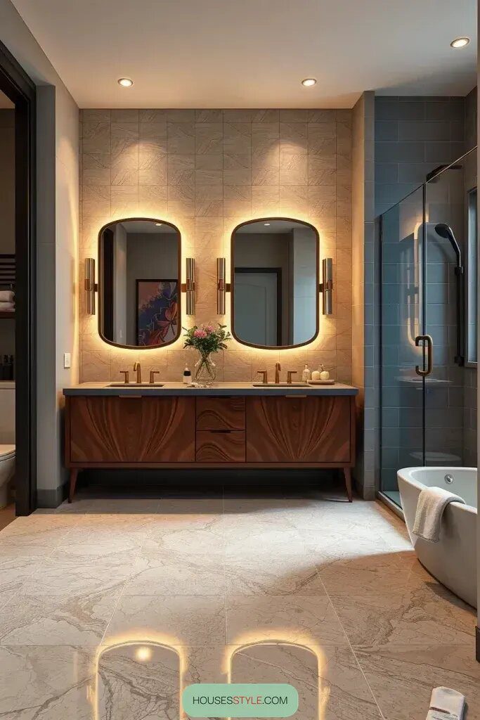 Layered Fabrics and Textured Finishes