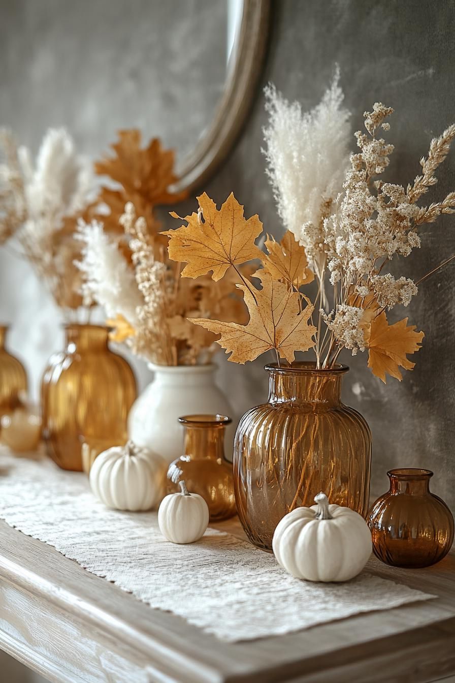5. Styling Amber Glass Vases - photo 3