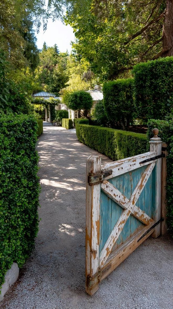 12. Boxwood-framed garden gate with old-world charm - photo 2