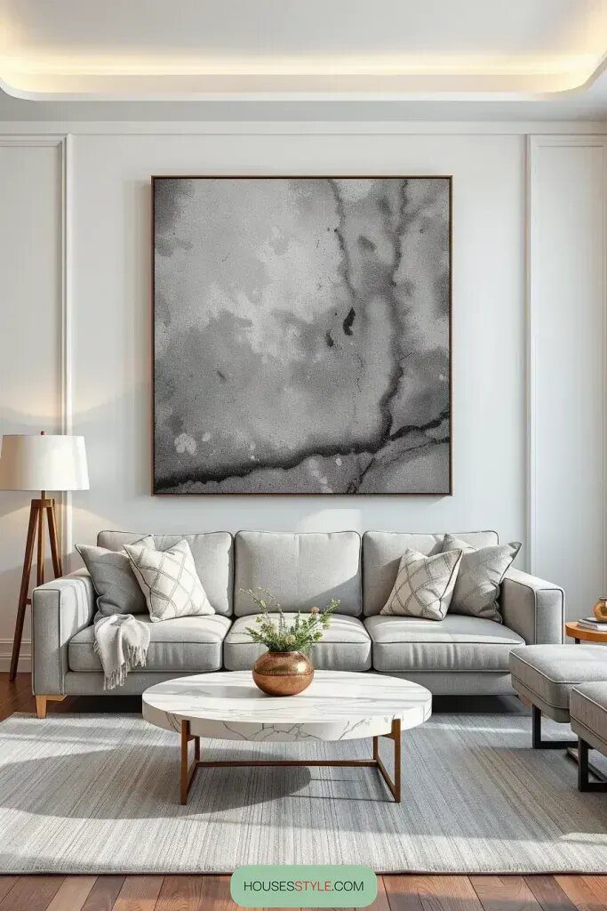 Showcase Bold Large-Scale Textured Canvas Art - photo 2