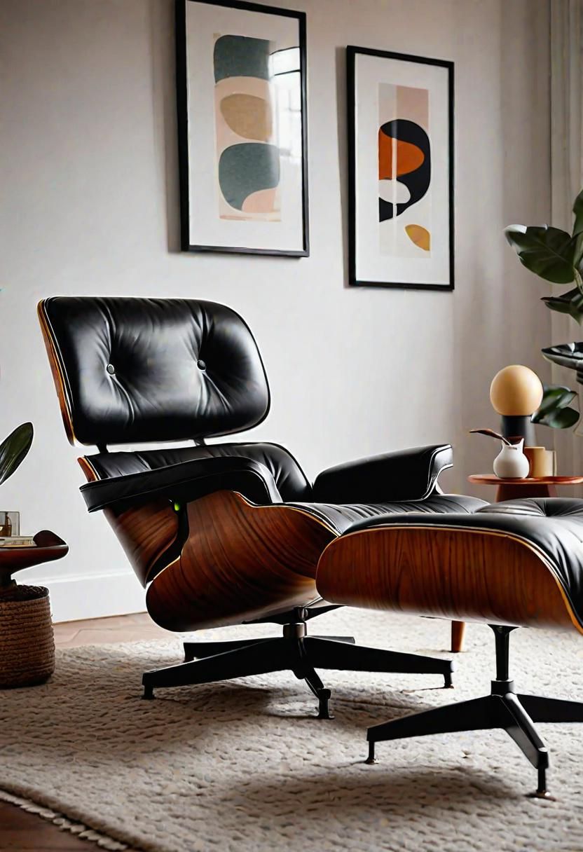 34. An Eames Chair Reading Corner