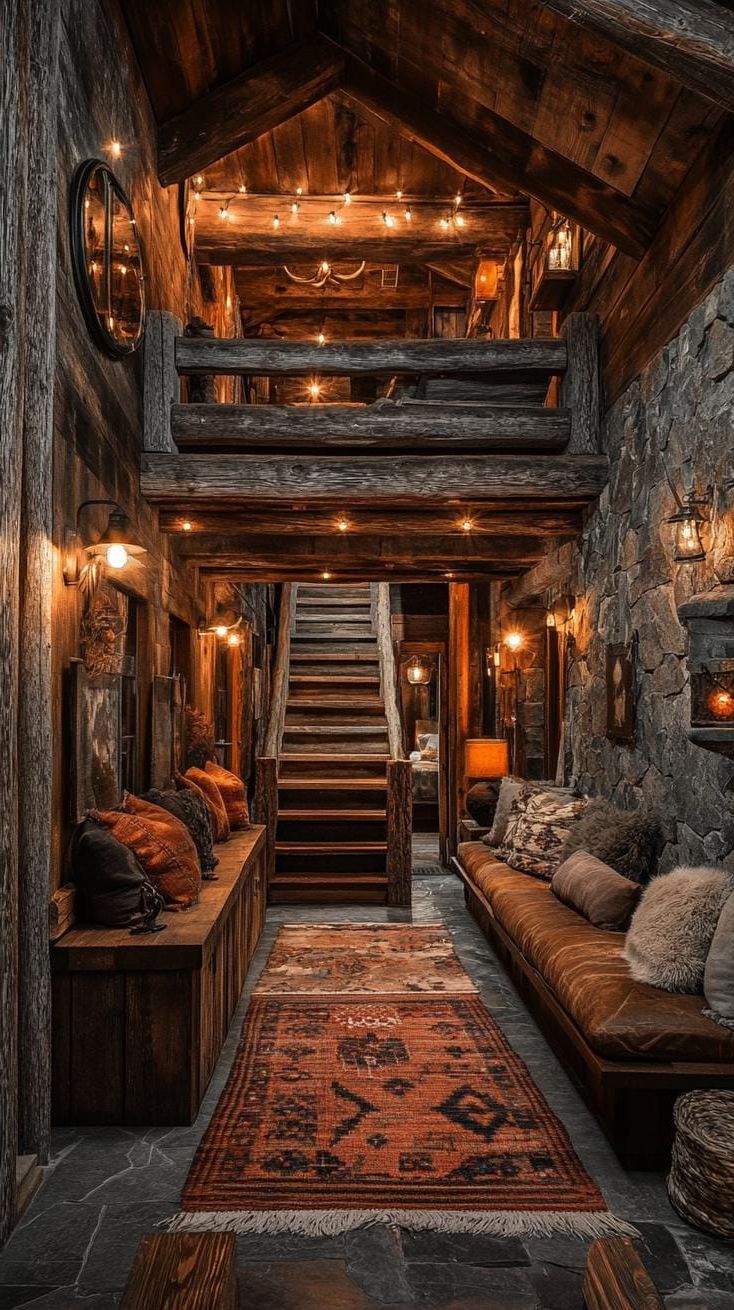 2. Barn-Style Entryway With Wooden Bench - photo 2