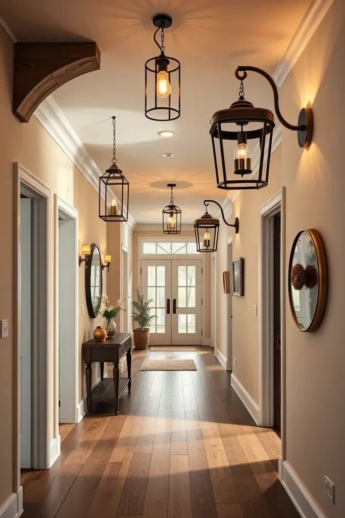 Warm Ambient Lighting for the Entryway