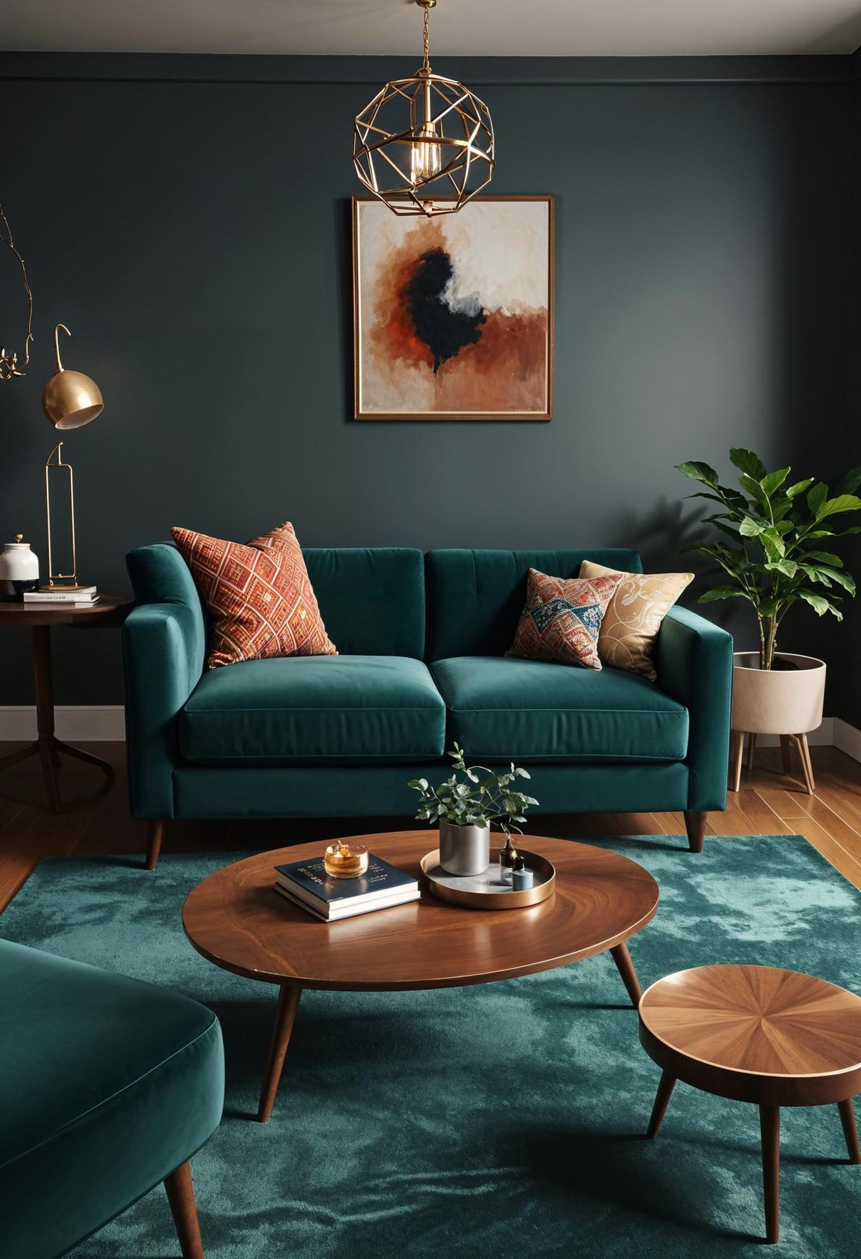 3. Stylish Mid Century Living Room - photo 3