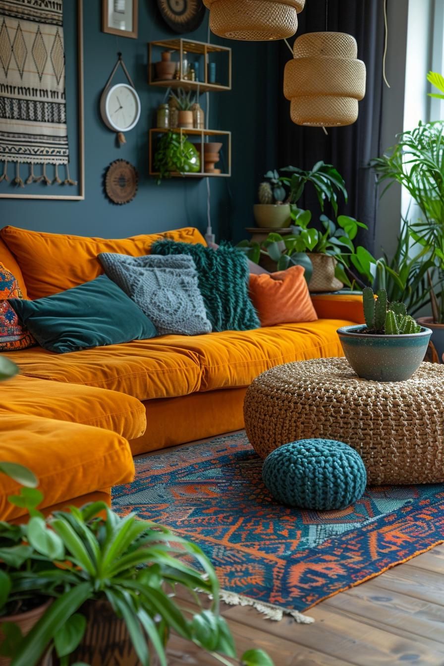 13. Gathering of Eccentric Floor Cushions - photo 2