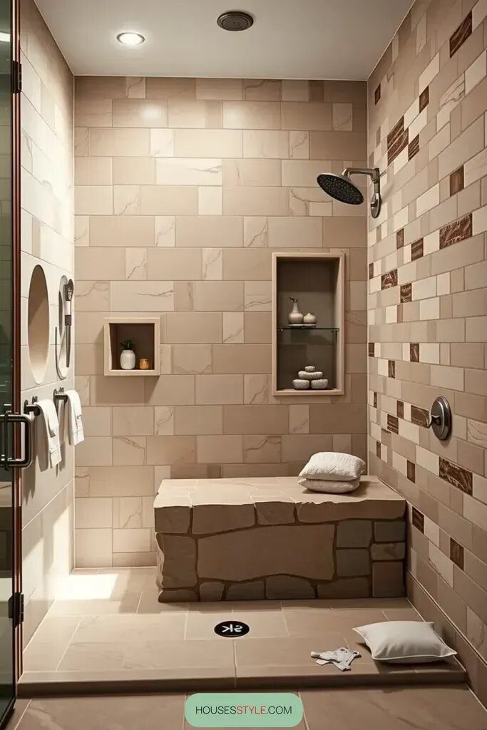 Add a Custom Shower Bench or Hammam Seat - photo 2
