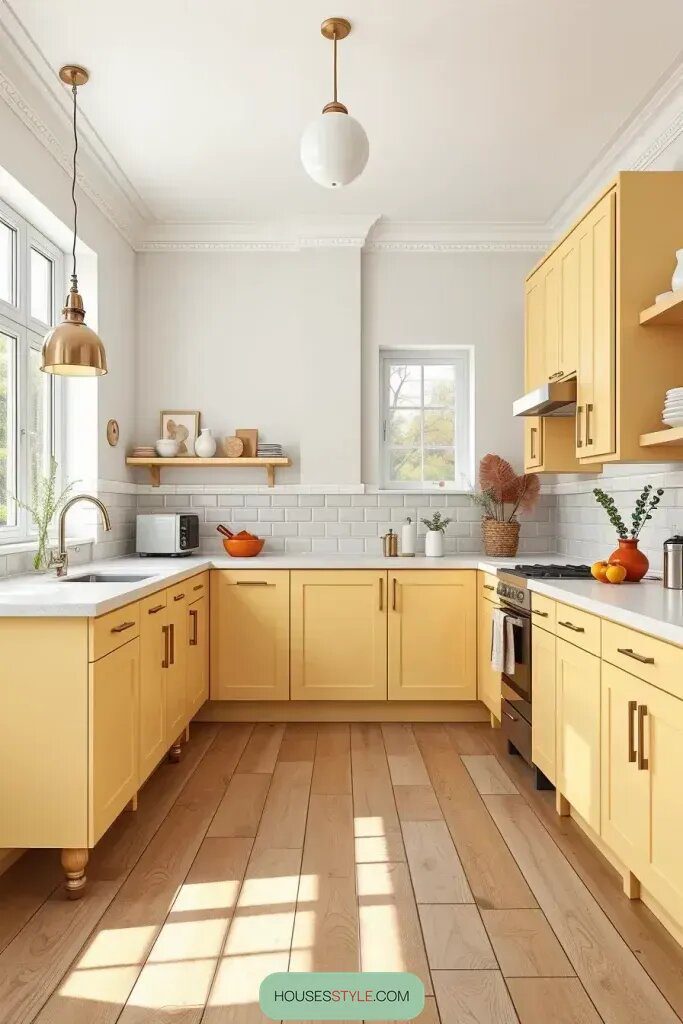 Brighten Your Kitchen With Sunshine Yellow Cabinets - photo 2