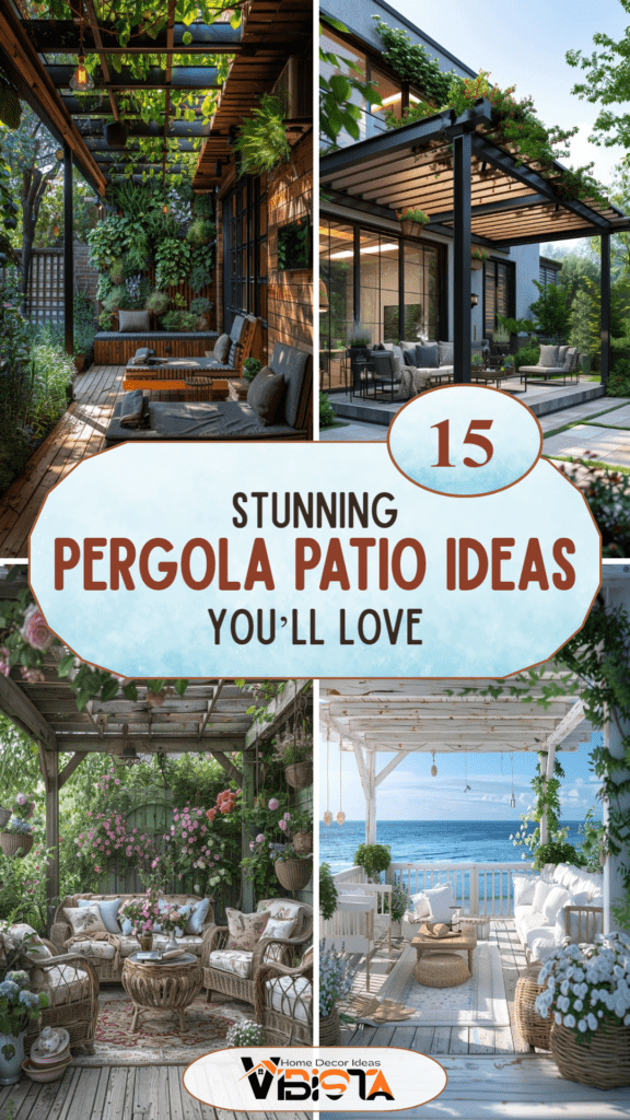 15 Stunning Pergola Patio Ideas You’ll Fall In Love With