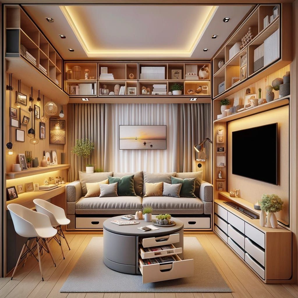 23. Organized Living in a Compact Apartment