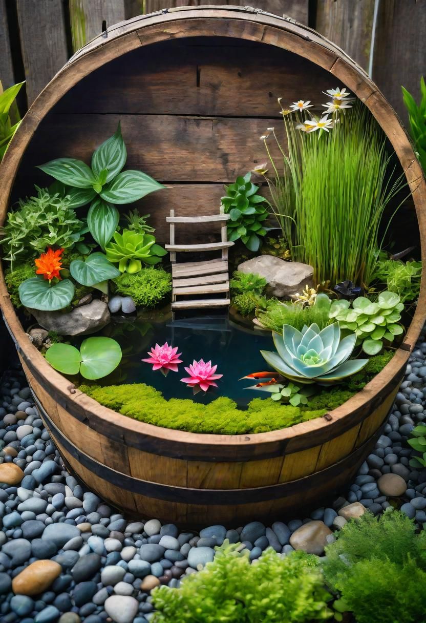 14. Water Garden in a Barrel