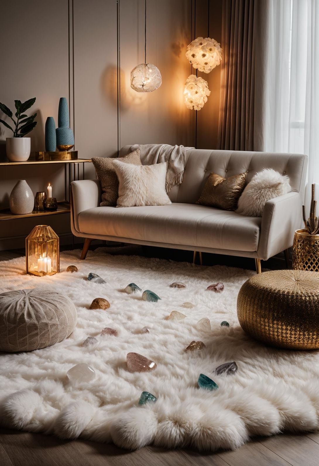 25. Crystal Display for a Calm Glow
