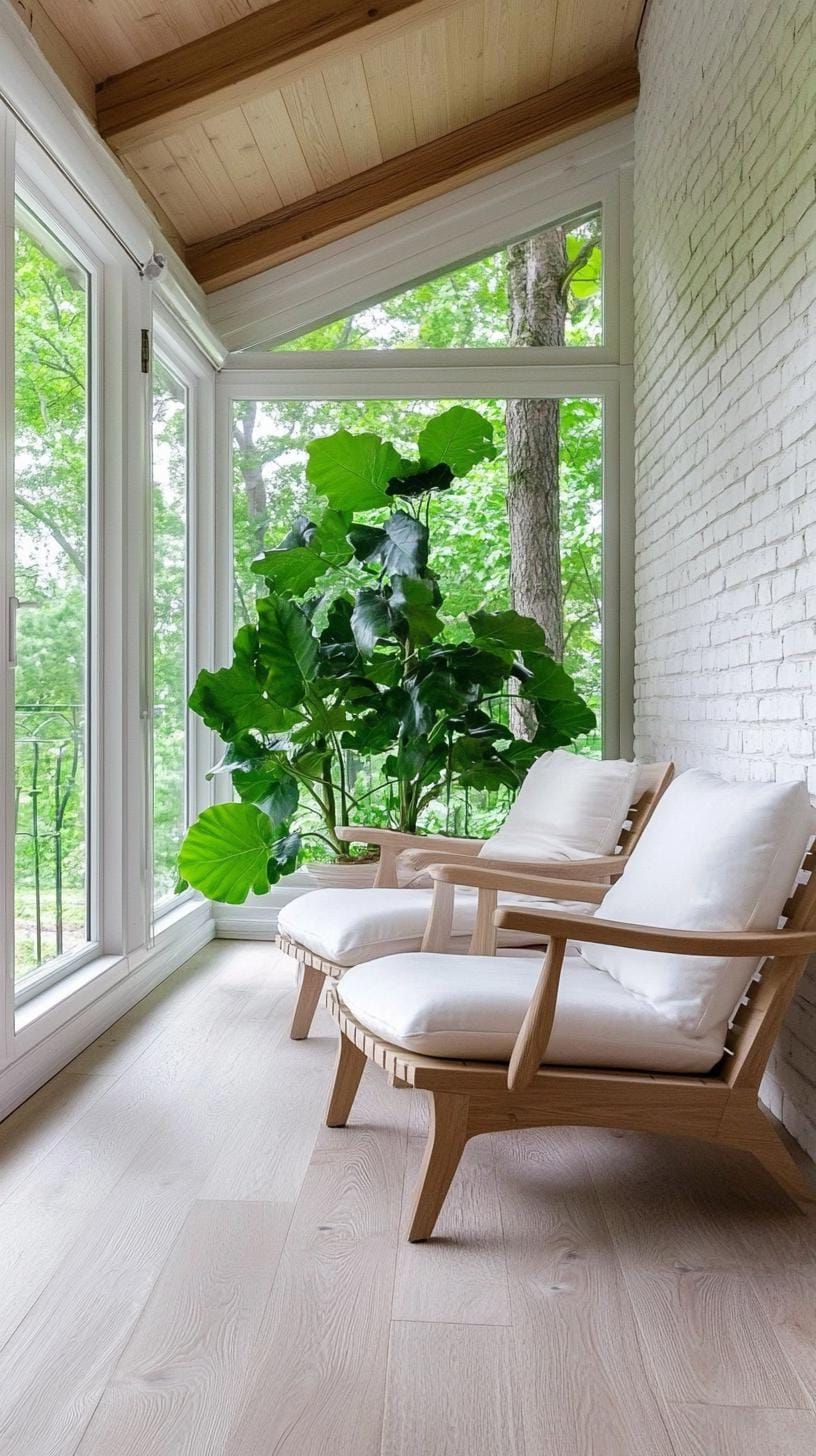 22. A Minimalist Scandinavian Enclosed Porch - photo 2