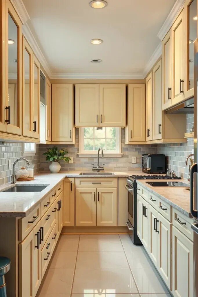 Using Butter Yellow To Maximize Light In Small Kitchens