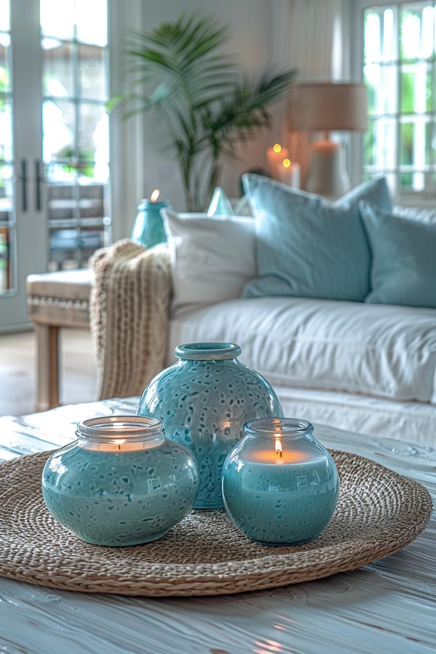 13. Sea Glass Decor for Coastal Homes