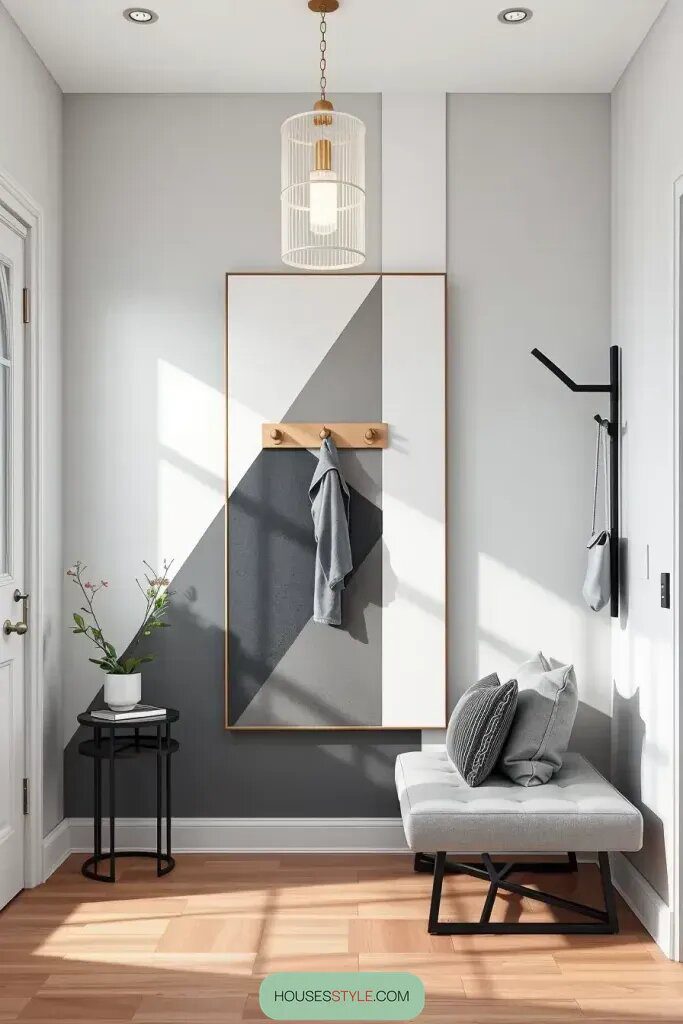 Artisan Painted Shapes to Refresh Your Entryway