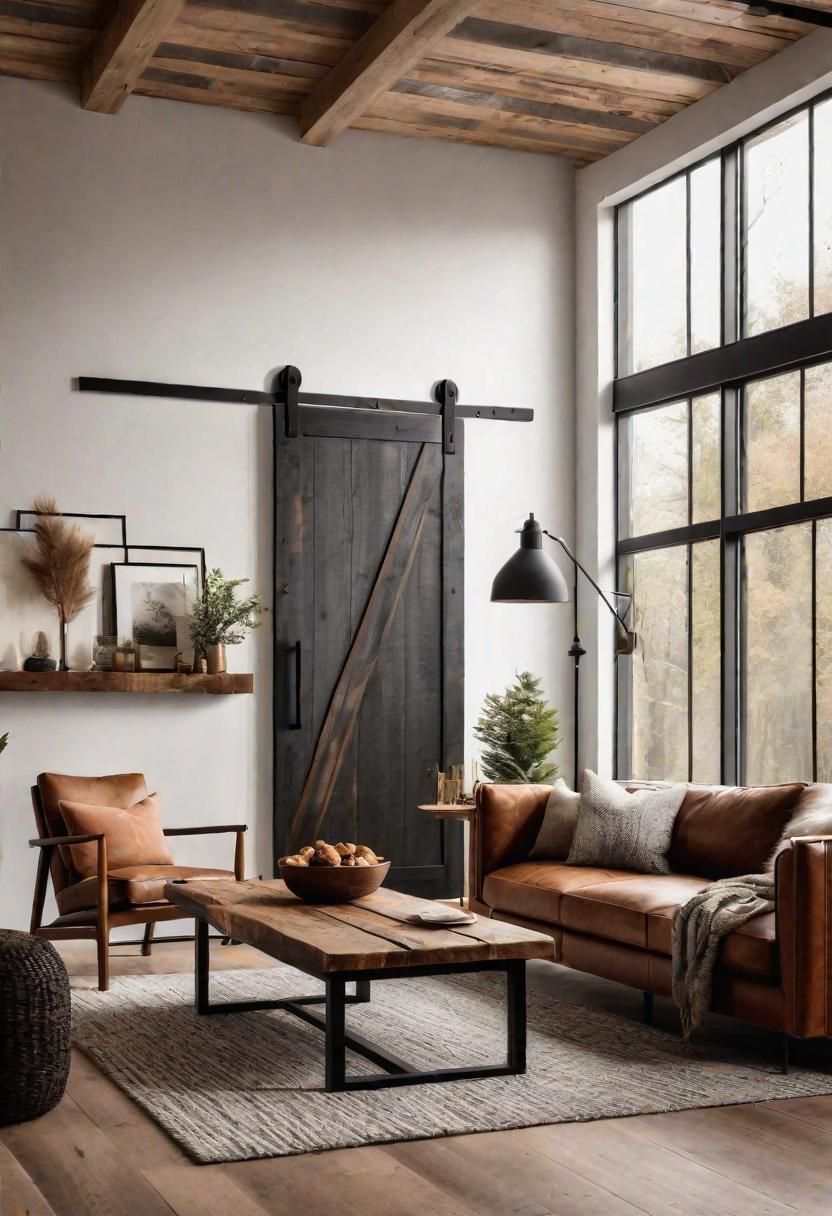 19. Modern Rustic Cozy Living Rooms
