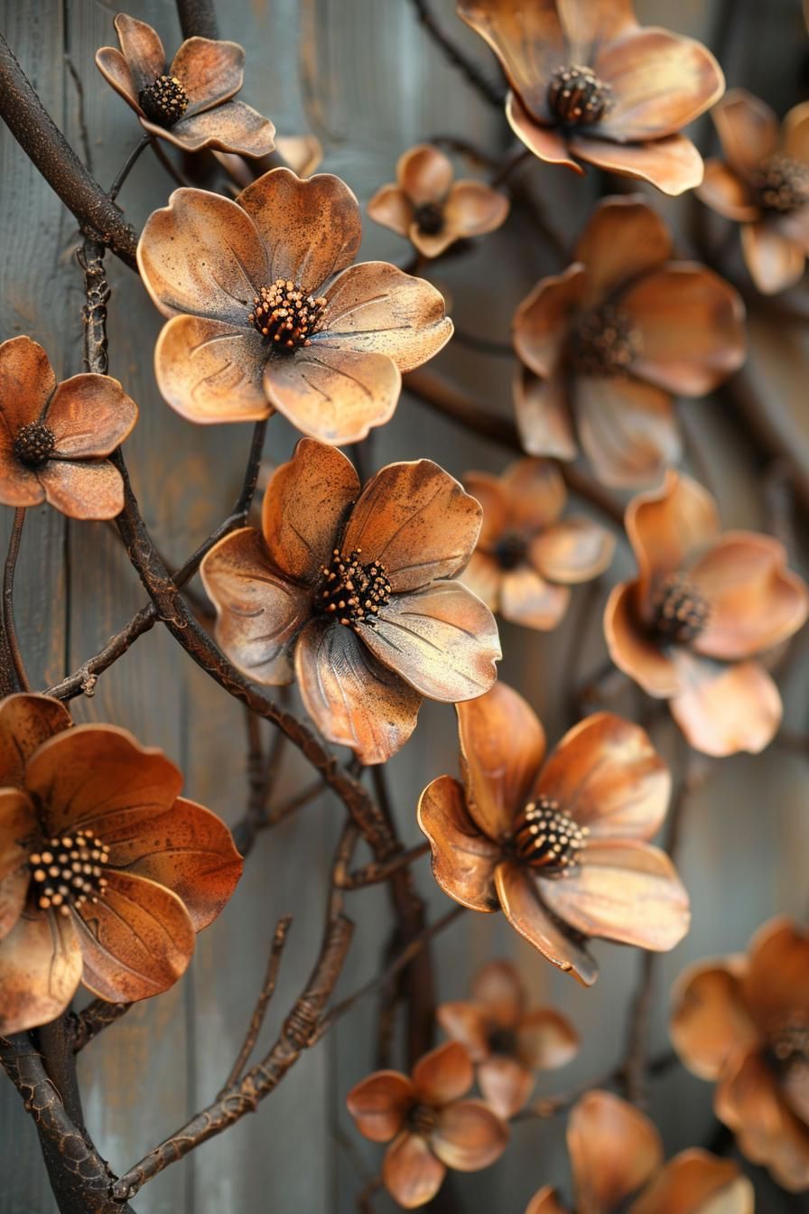 16. Metal Clematis Sculpture Designs