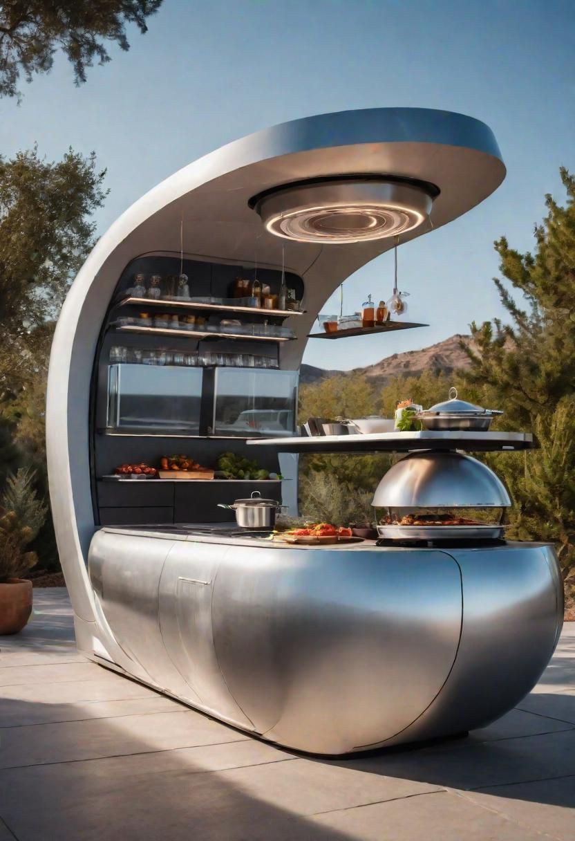 39. A Truly Innovative Outdoor Kitchen Design