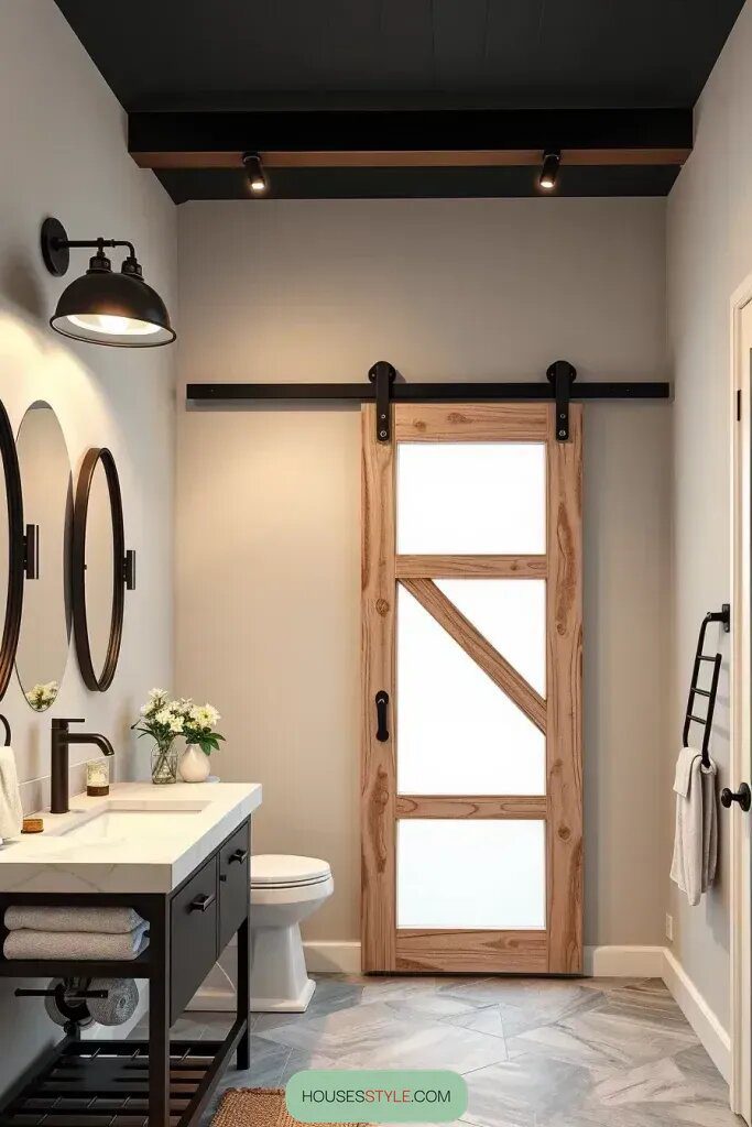 19. Space-Saving Sliding Doors for the Entryway
