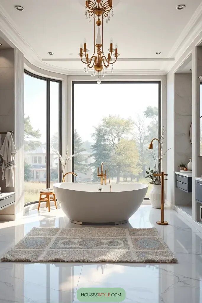 Freestanding Tubs as Bold Focal Points