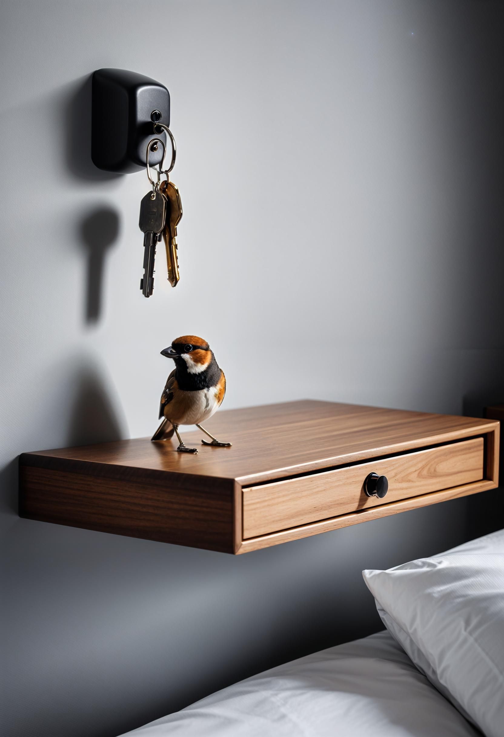 22. Sparrow-Shaped Key Holder Decor