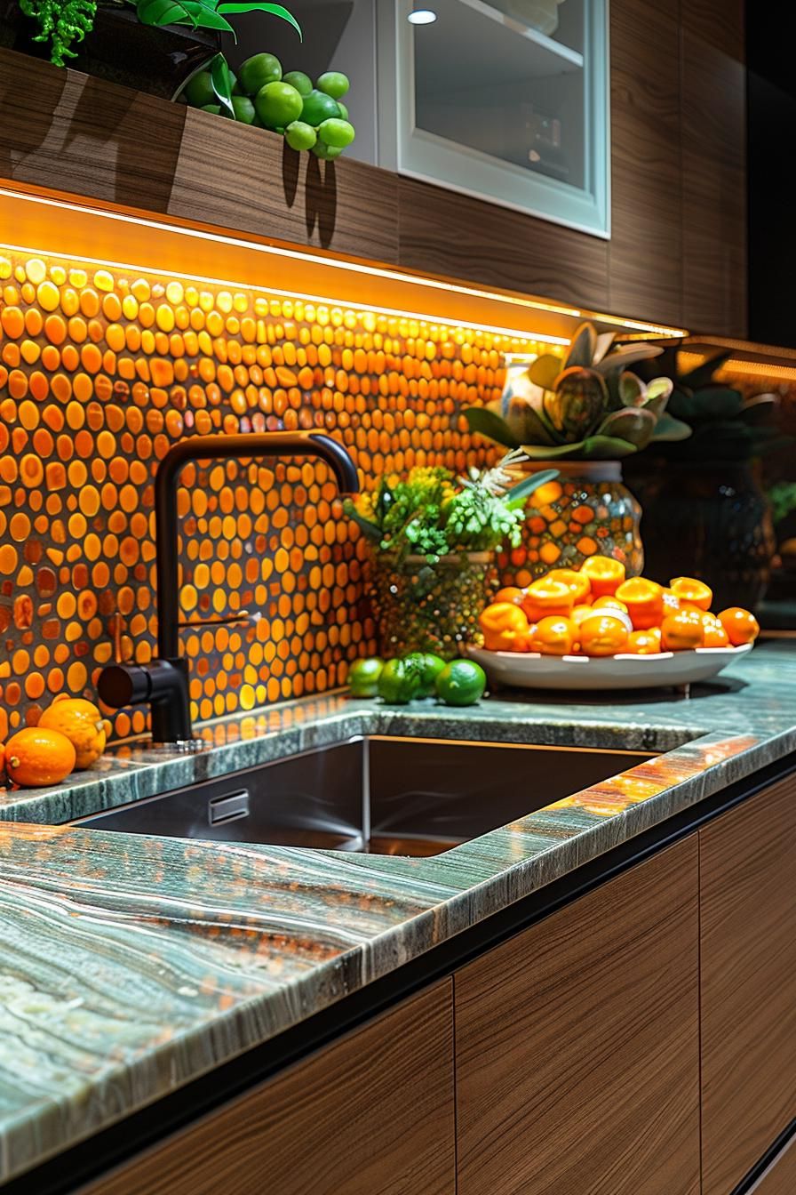 3. Bold Mosaic Backsplash Ideas - photo 3