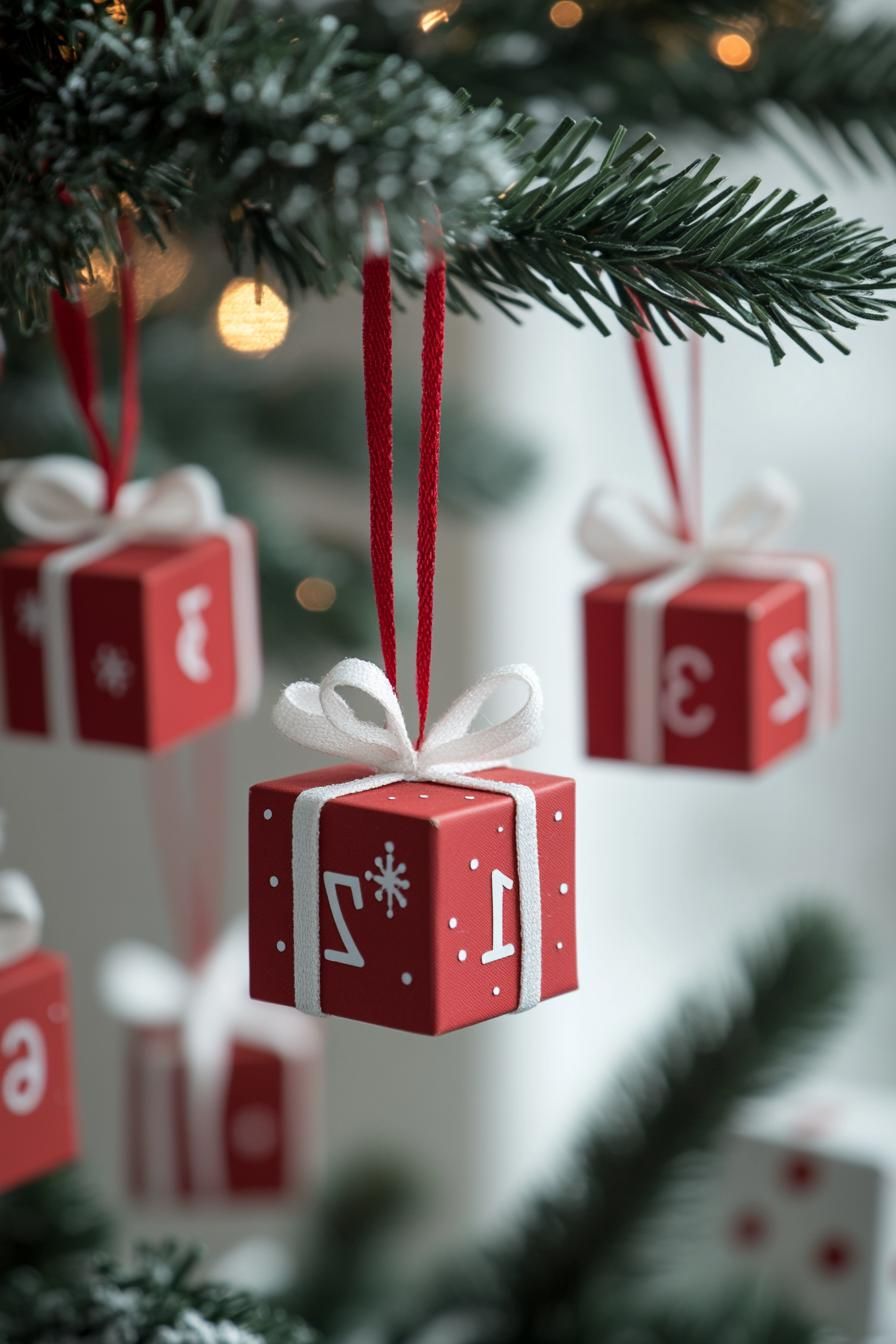 8. Red and White Advent Calendar Ideas - photo 2
