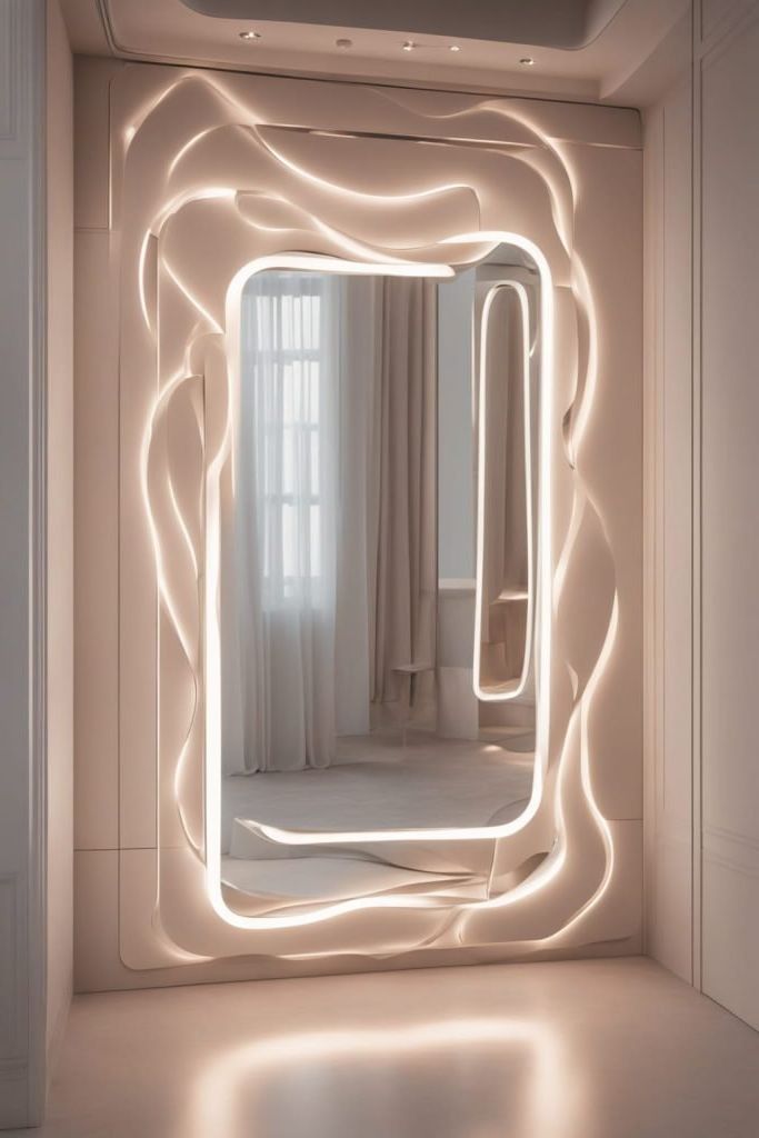 20. Futuristic Mirror Design