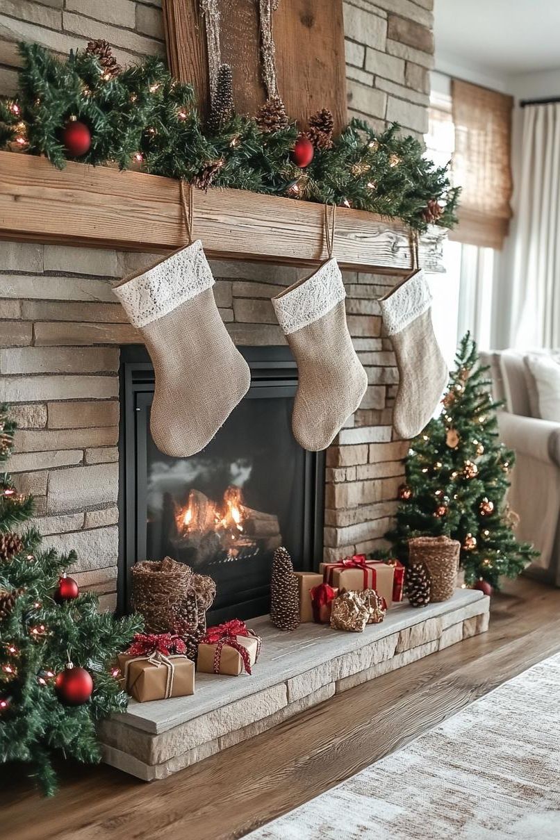 12. Rustic Farmhouse Holiday Textiles - photo 2