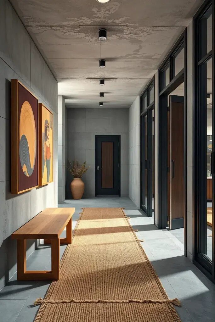Rough-Hewn Hallways Full of Character