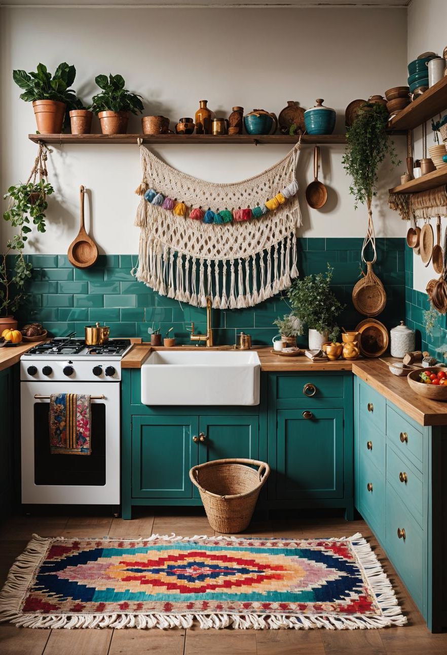 5. Vintage Boho Kitchen Ideas - photo 2