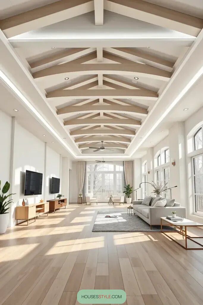 Unique Ceiling Ideas for Rectangle Shaped Rooms