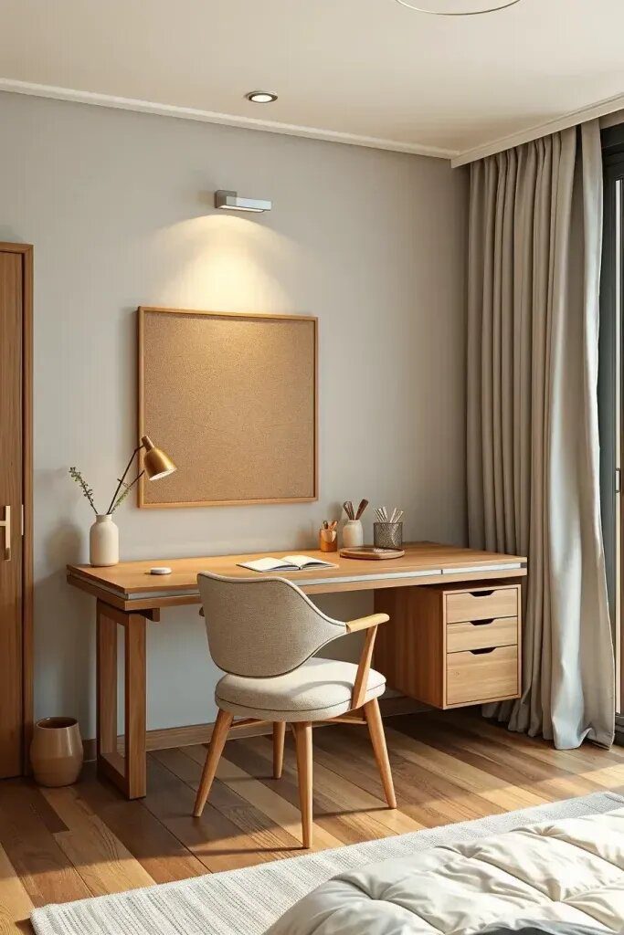 Blending a Workspace Into Your Bedroom